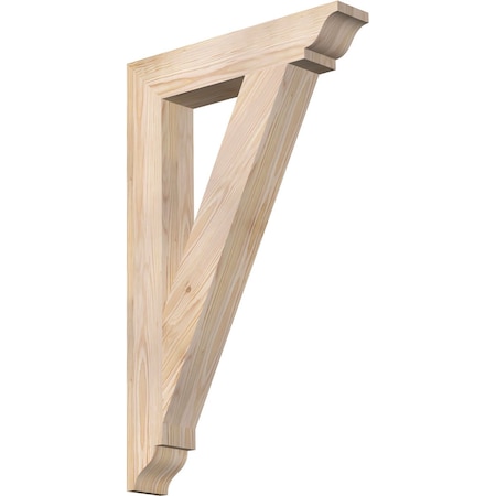 Ekena Millwork Traditional Traditional Smooth Bracket, Douglas Fir, 3 1/2"W x 20"D x 32"H BKT04X20X32TRA01SDF